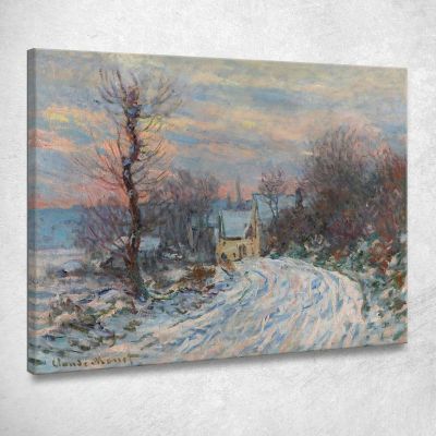 Ingresso A Giverny In Inverno Claude Monet mnt275 quadro stampa su tela