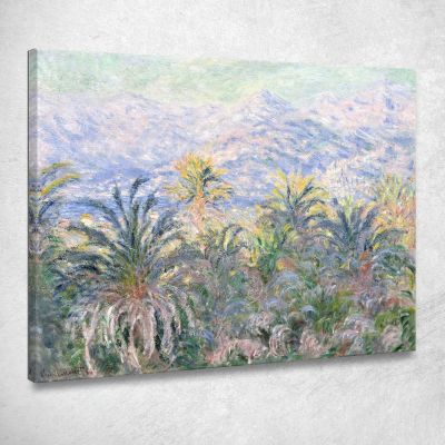 Palme A Bordighera 1884 Claude Monet mnt288 quadro stampa su tela