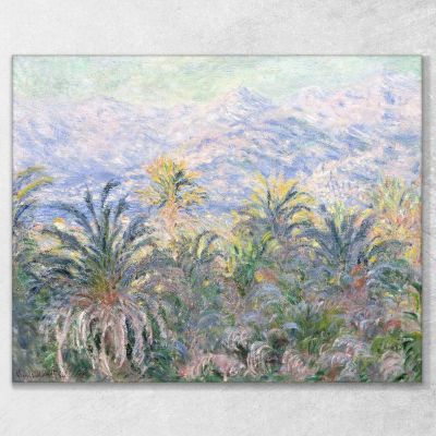 Palme A Bordighera 1884 Claude Monet mnt288 quadro stampa su tela