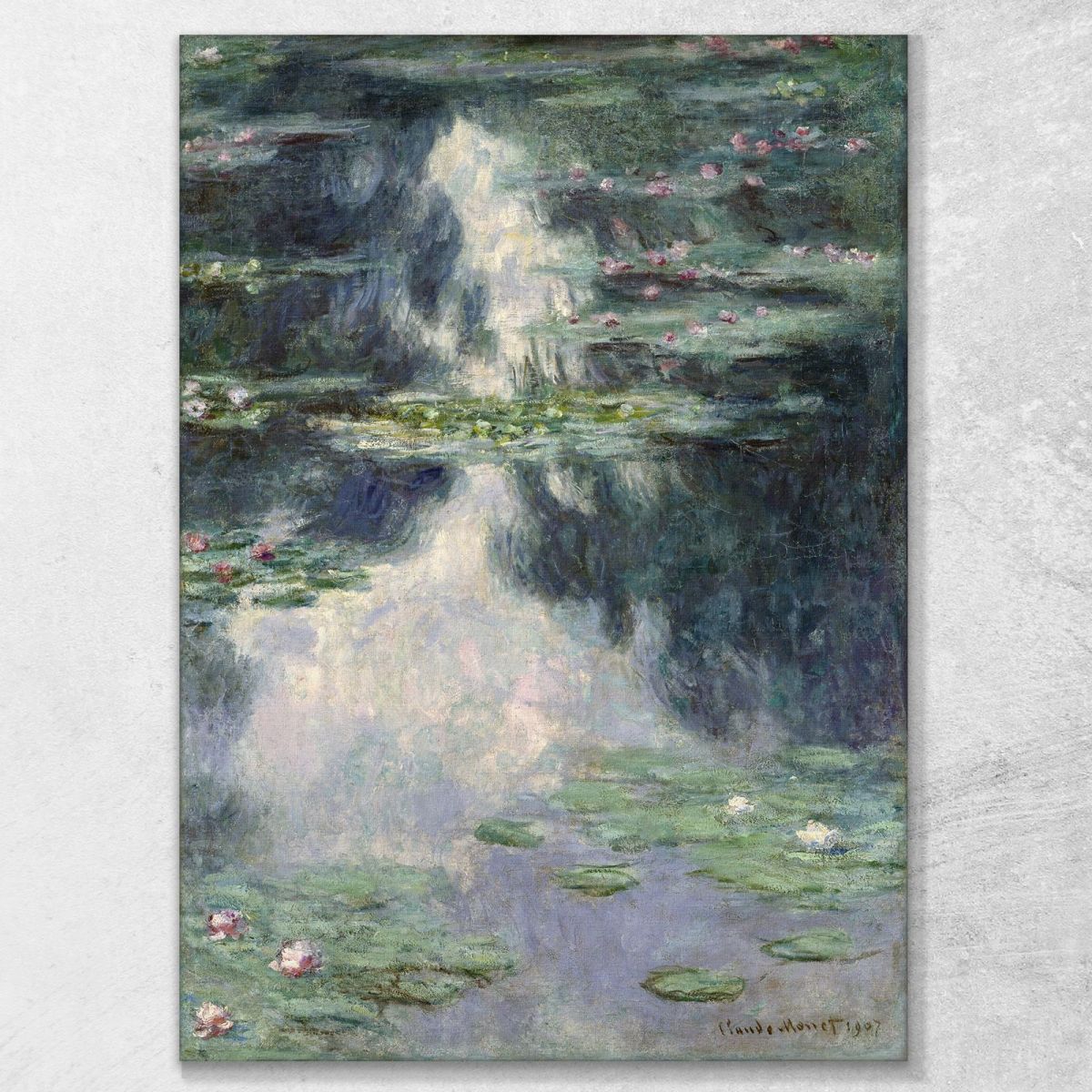 Stagno Con Ninfee Claude Monet mnt292 quadro stampa su tela