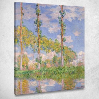 Pioppi Al Sole Claude Monet mnt293 quadro stampa su tela