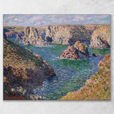 Port-Domois Belle-Isle Claude Monet mnt296 quadro stampa su tela