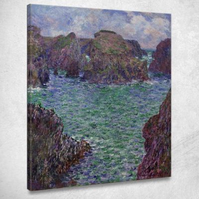 Port-Goulphar Belle-Île Claude Monet mnt297 quadro stampa su tela