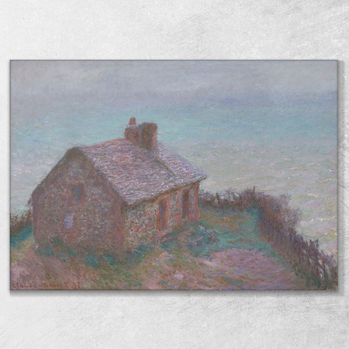 La Dogana Di Varengeville Claude Monet mnt320 quadro stampa su tela