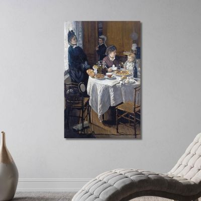 Il Pranzo Claude Monet mnt327 quadro stampa su tela