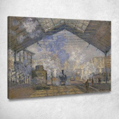 La Stazione Saint-Lazare Claude Monet mnt335 quadro stampa su tela