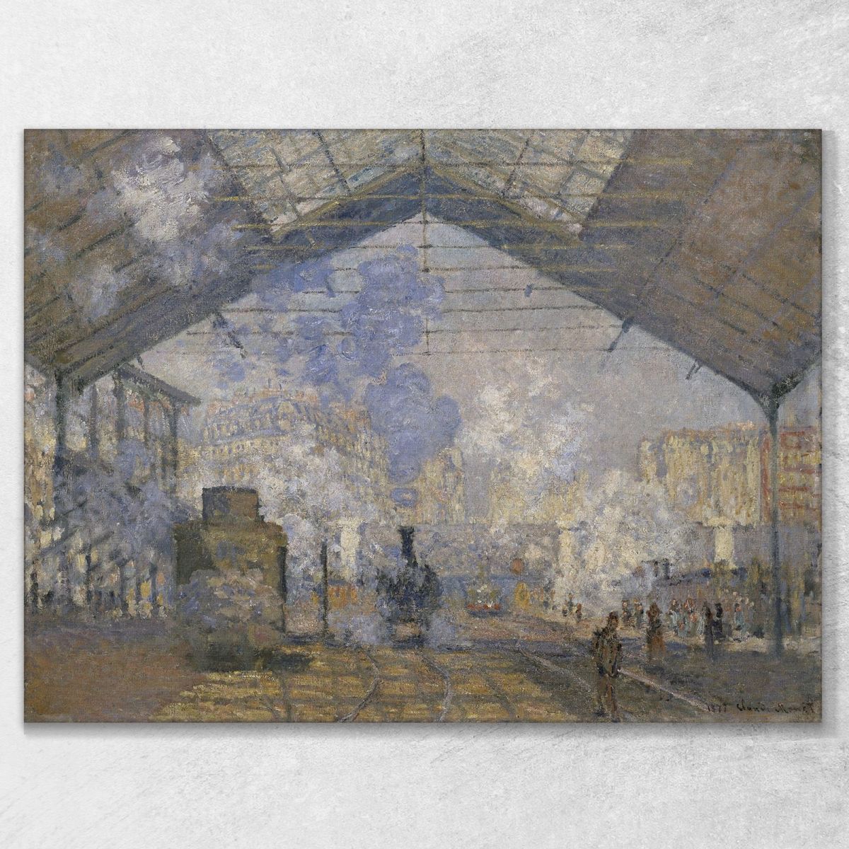 La Stazione Saint-Lazare Claude Monet mnt335 quadro stampa su tela