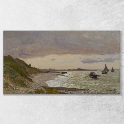 La Riva Del Mare A Sainte-Adresse Claude Monet mnt336 quadro stampa su tela