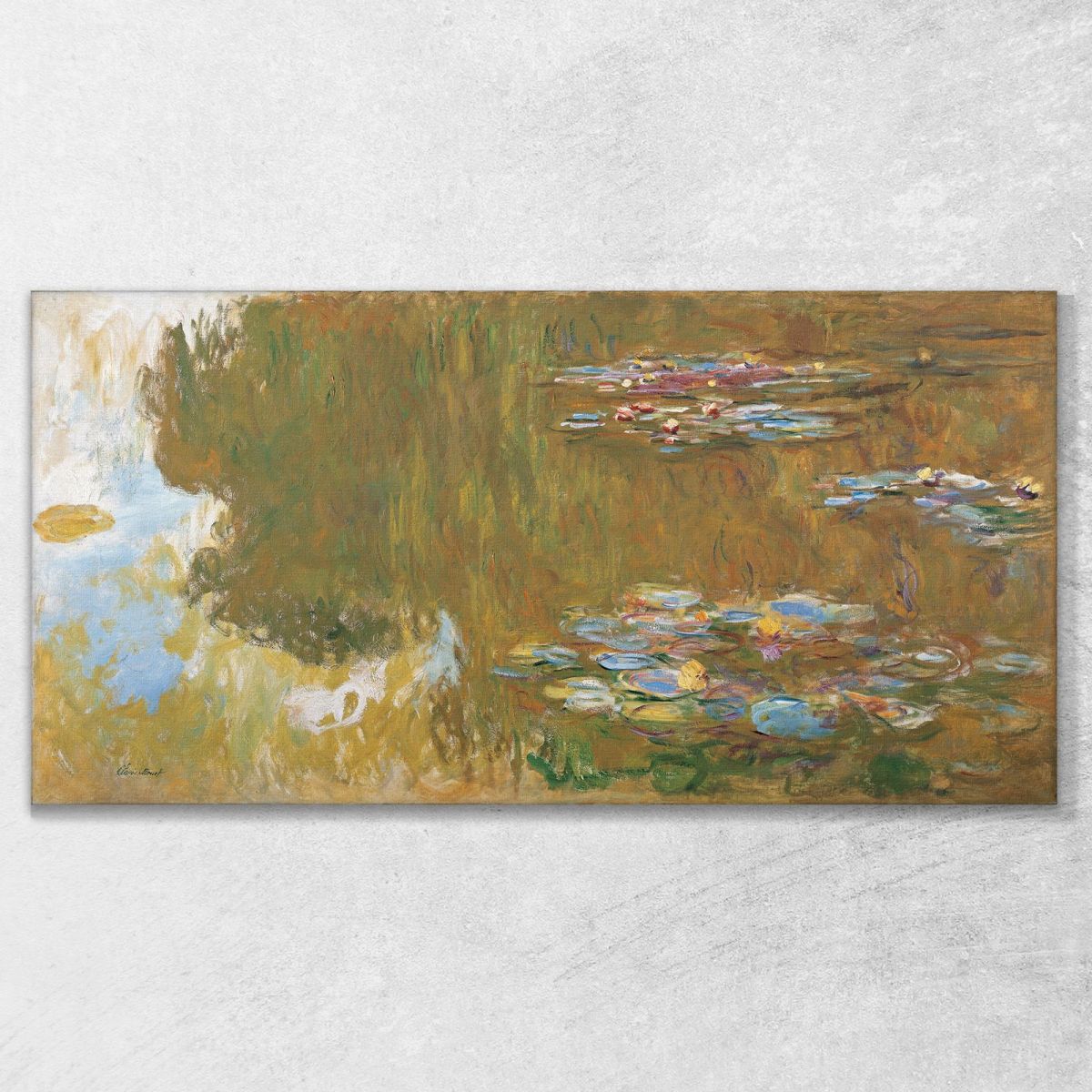 Lo Stagno Delle Ninfee Claude Monet mnt341 quadro stampa su tela