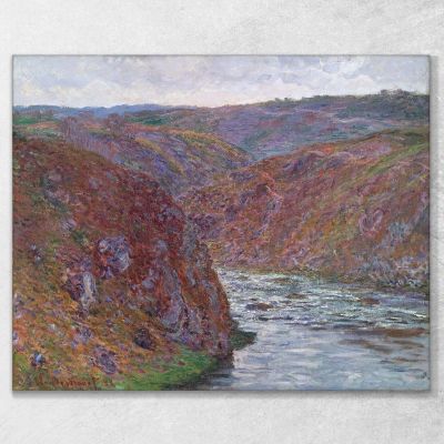 Valle Della Creuse Giornata Grigia Claude Monet mnt348 quadro stampa su tela