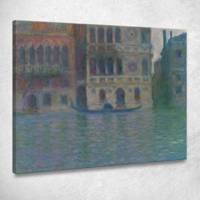 Venice Palazzo Dario Claude Monet mnt349 quadro stampa su tela