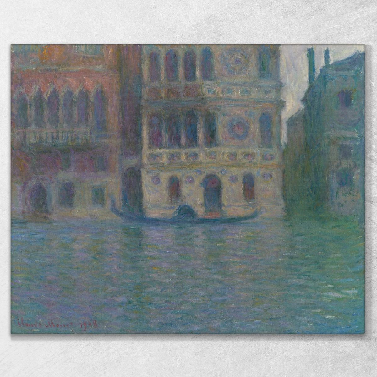 Venice Palazzo Dario Claude Monet mnt349 quadro stampa su tela