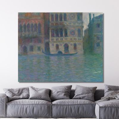 Venice Palazzo Dario Claude Monet mnt349 quadro stampa su tela