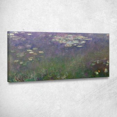 Ninfee Agapanthus Claude Monet mnt358 quadro stampa su tela