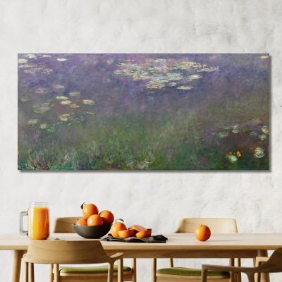 Ninfee Agapanthus Claude Monet mnt358 quadro stampa su tela