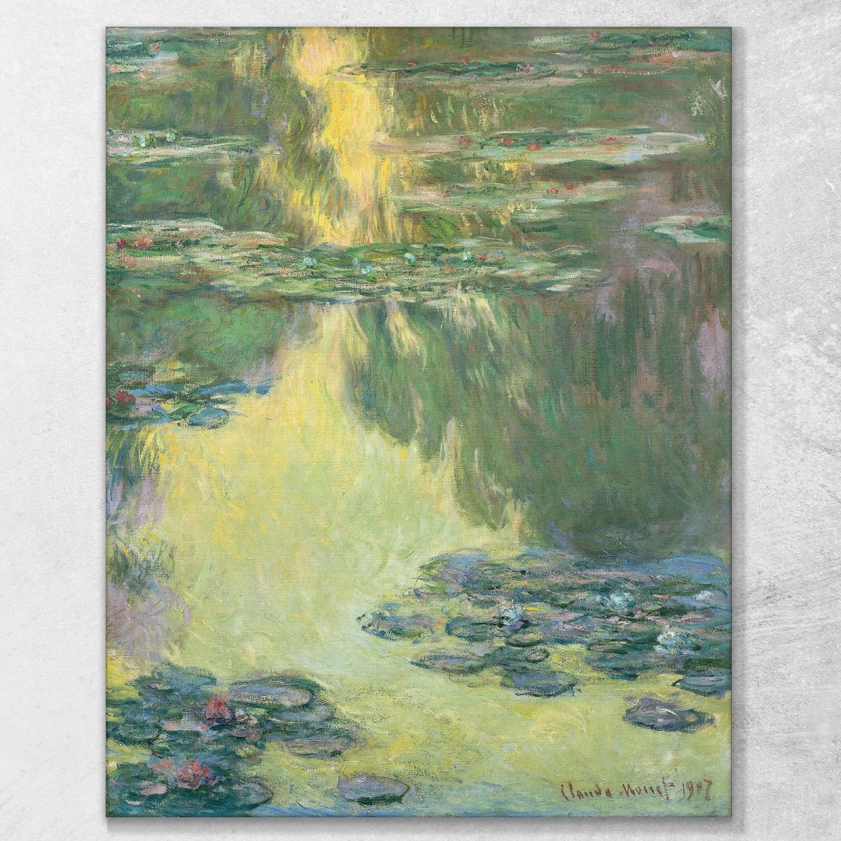 Ninfee 2 Claude Monet mnt364 quadro stampa su tela