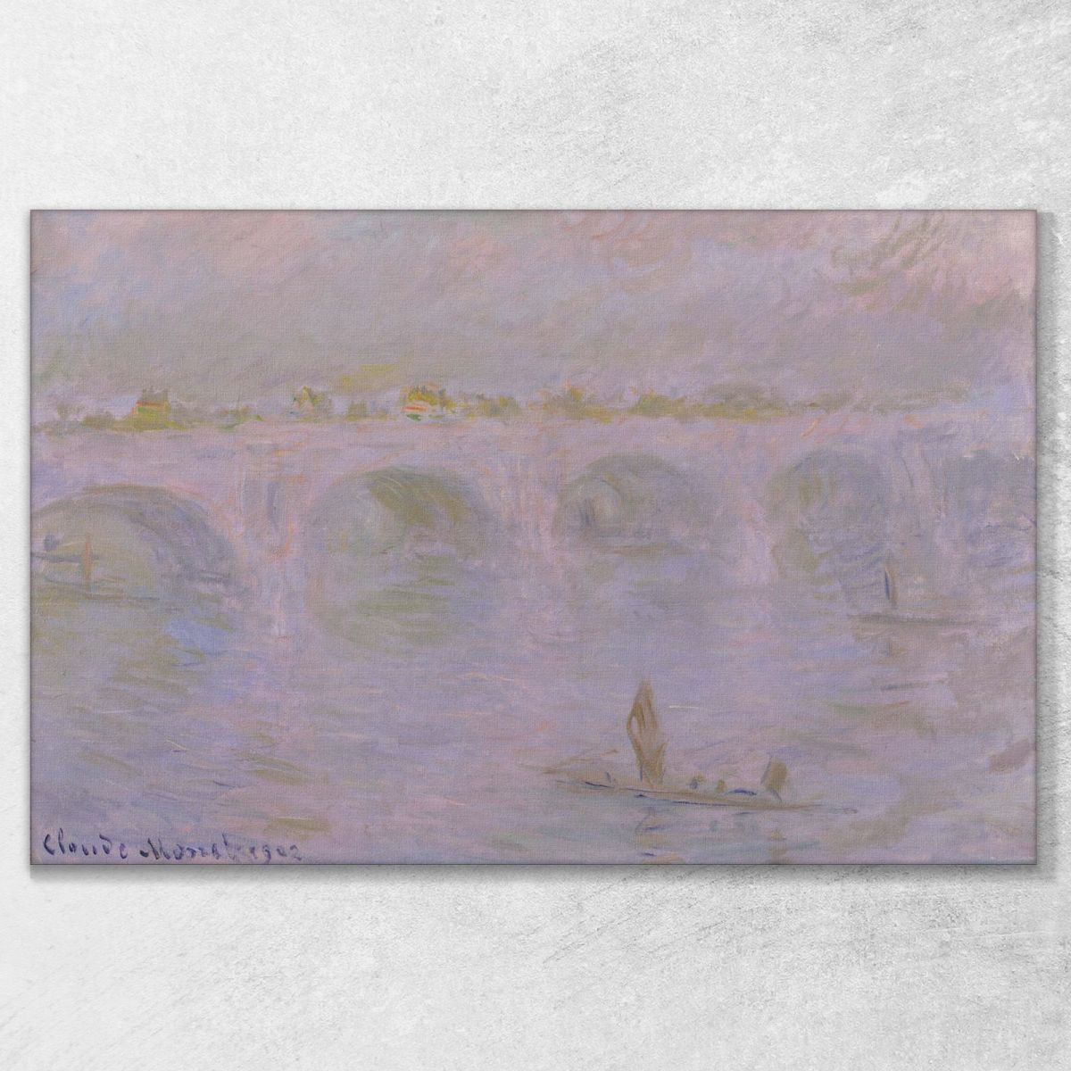 Ponte Waterloo A Londra Claude Monet mnt366 quadro stampa su tela