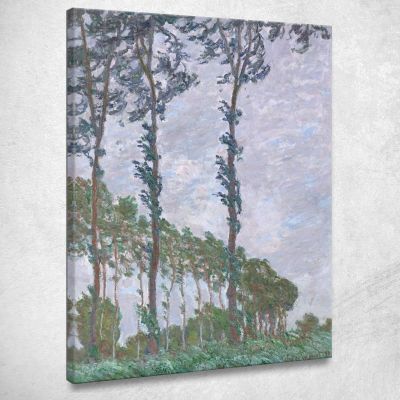 Serie Effetto Vento Dei Pioppi Claude Monet mnt373 quadro stampa su tela