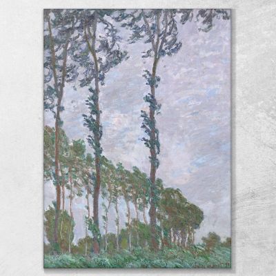 Serie Effetto Vento Dei Pioppi Claude Monet mnt373 quadro stampa su tela