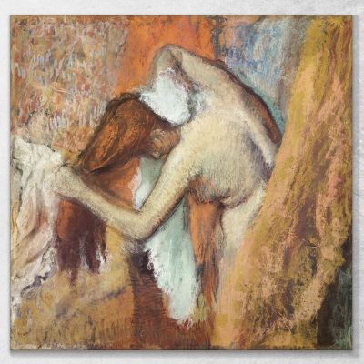 Donna Nuda Nella Sua Toilette Edgar Degas, edg50 quadro stampa su tela