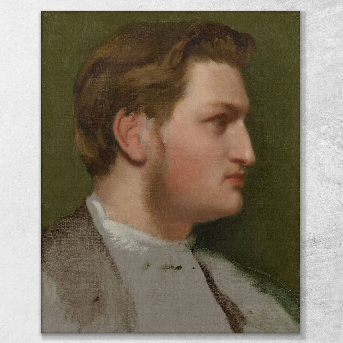 Ritratto Di Paolo Valpincon Edgar Degas edg66 quadro stampa su tela