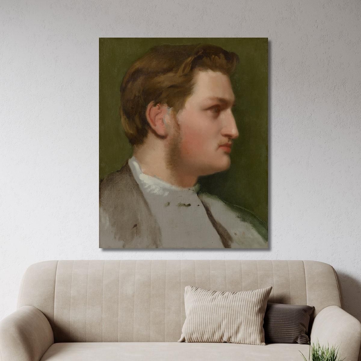 Ritratto Di Paolo Valpincon Edgar Degas edg66 quadro stampa su tela