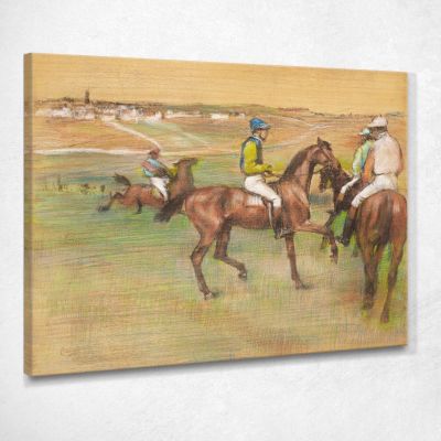 Cavalli Da Corsa Edgar Degas edg67 quadro stampa su tela