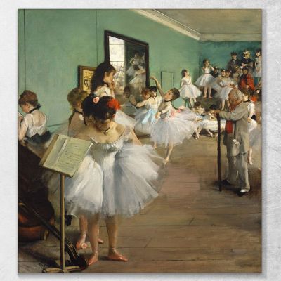 La Lección De Baile 1874 Edgar Degas, edg73 cuadro en lienzo
