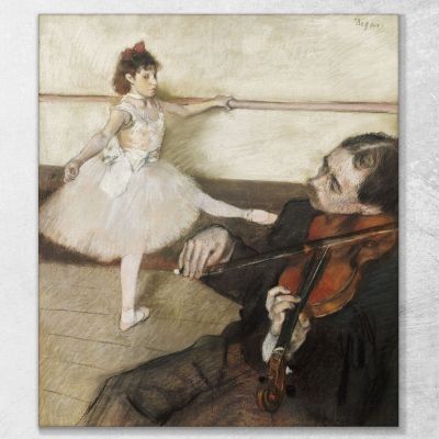 La Lección De Baile 1879 Edgar Degas, edg74 cuadro en lienzo
