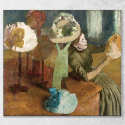 Der Modewarenladen Edgar Degas, edg79 drucken auf leinwand