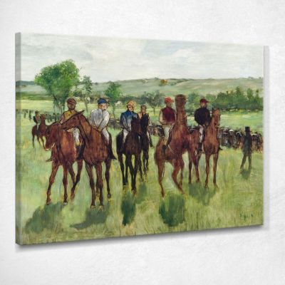 I Cavalieri 1885 Edgar Degas edg82 quadro stampa su tela