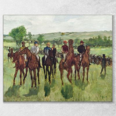 Les Chevaliers 1885 Edgar Degas, edg82 tableau impression sur toile