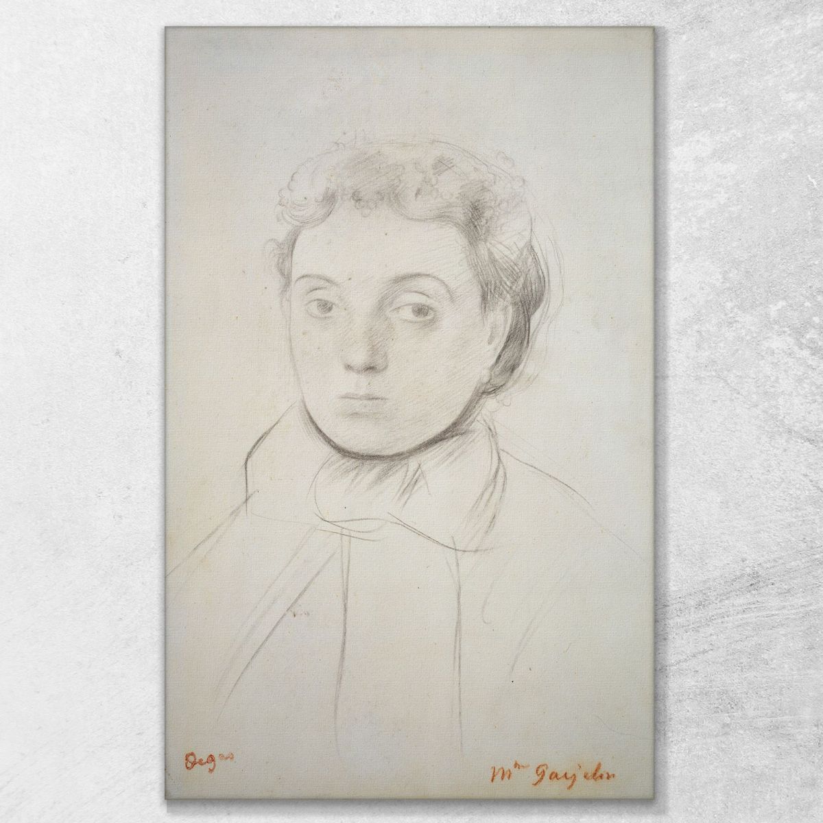 Ritratto Di Joséphine Gaujelin Edgar Degas edg127 quadro stampa su tela