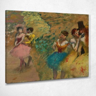 Ballerini (Dietro Le Quinte Dell'Opera) Edgar Degas edg152 quadro stampa su tela