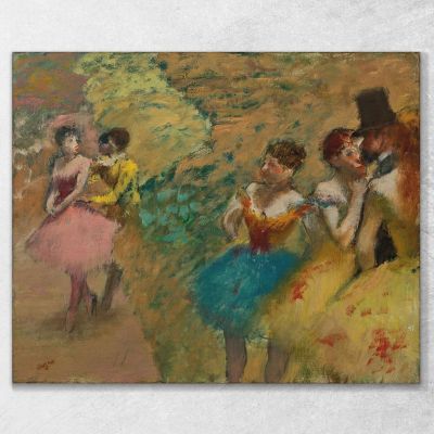 Dancers (Behind The Scenes Of The Opera) Edgar Degas, edg152 canvas print
