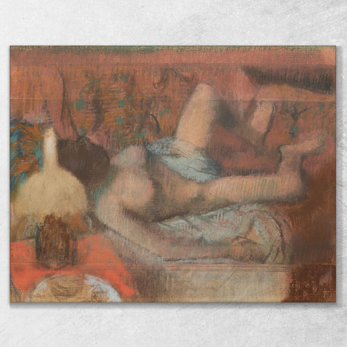 Donna Nuda Sdraiata Edgar Degas edg169 quadro stampa su tela