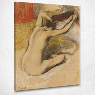 Donna Che Si Pettina Edgar Degas edg171 quadro stampa su tela