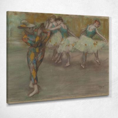 Danza Dell'Arlecchino Edgar Degas edg177 quadro stampa su tela