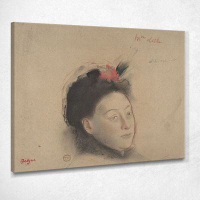Signora Lisle Edgar Degas edg202 quadro stampa su tela
