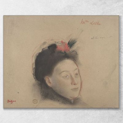 Madame Lisle Edgar Degas, edg202 tableau impression sur toile