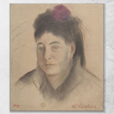 Madame Loubens Edgar Degas, edg203 canvas print
