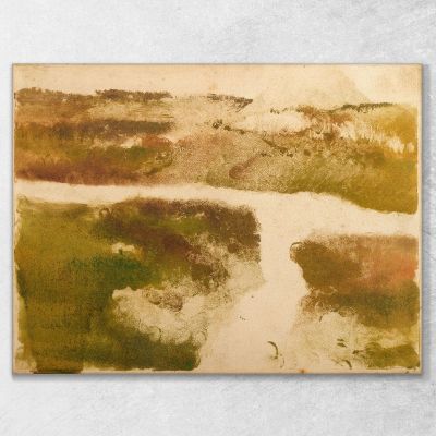Berglandschaft Edgar Degas, edg215 drucken auf leinwand