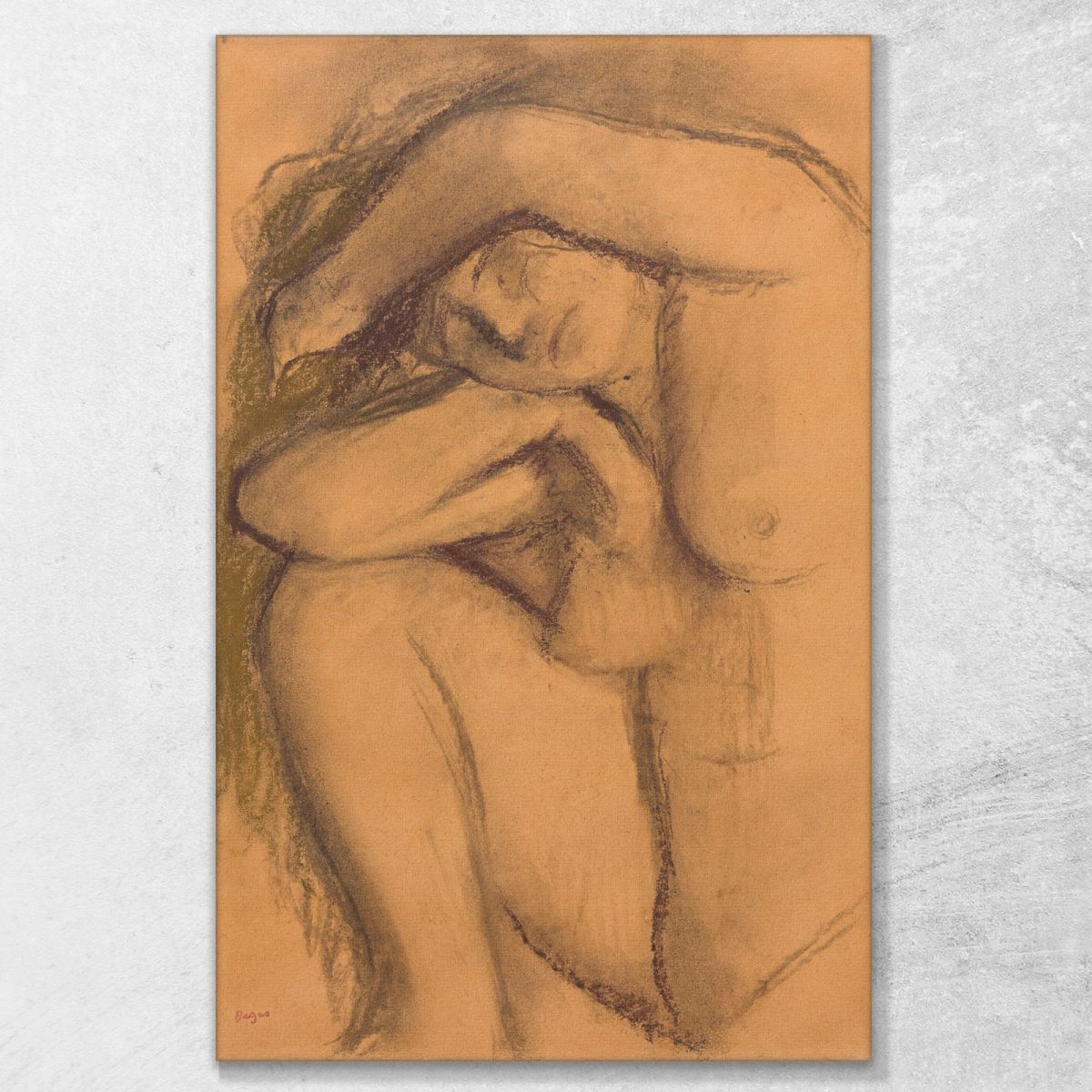 Studio Del Nudo Edgar Degas edg253 quadro stampa su tela