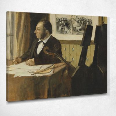 La Pila Del Violoncellista Edgar Degas edg261 quadro stampa su tela