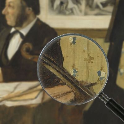 La Pila Del Violoncellista Edgar Degas edg261 quadro stampa su tela