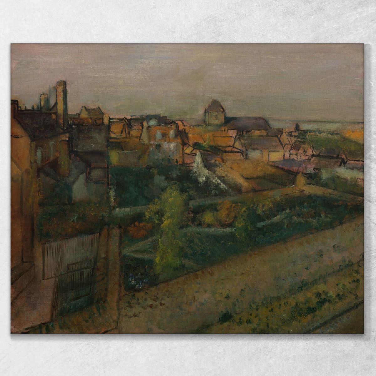 Veduta Di Saint-Valéry-Sur-Somme Edgar Degas edg289 quadro stampa su tela