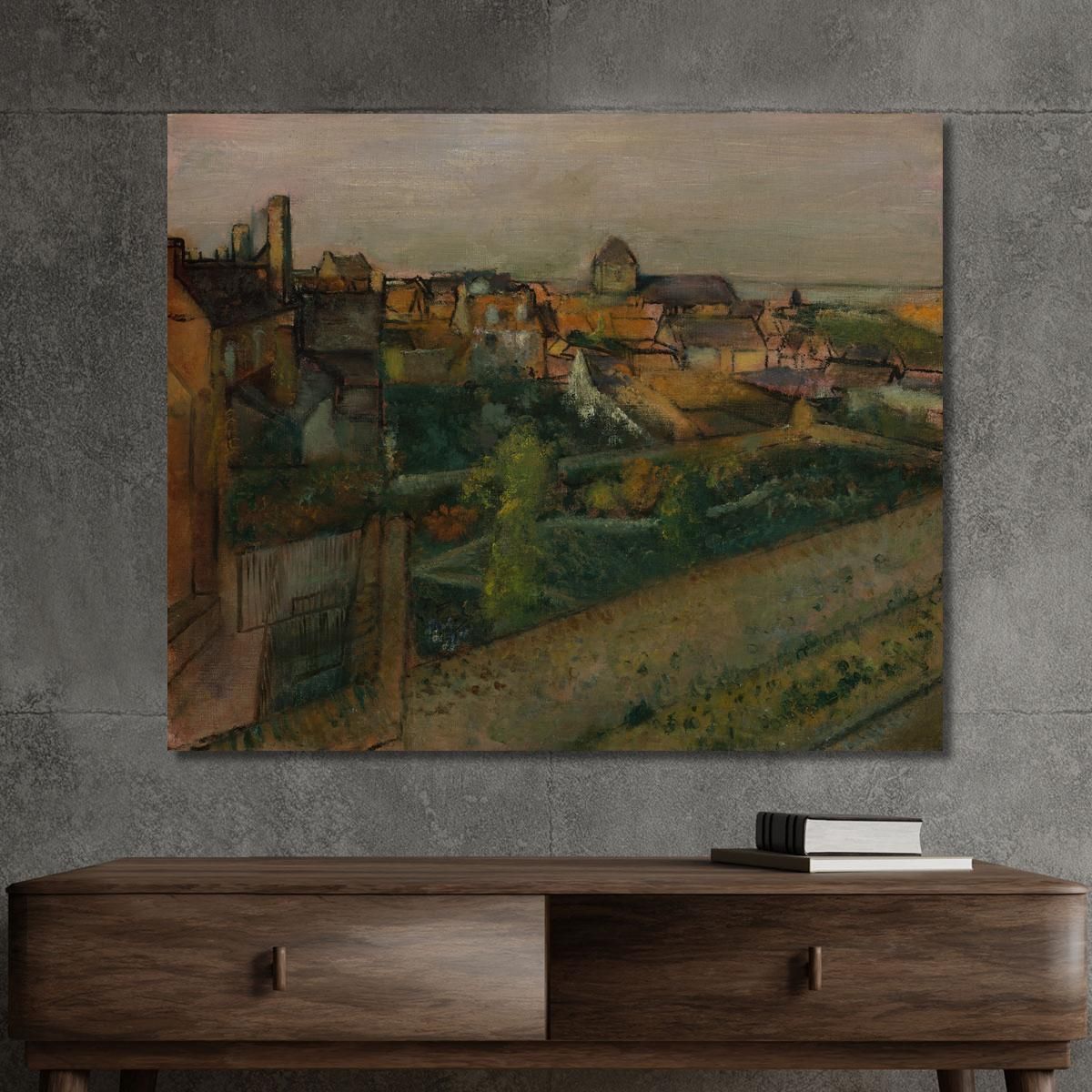 Veduta Di Saint-Valéry-Sur-Somme Edgar Degas edg289 quadro stampa su tela