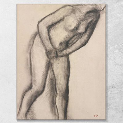 Étude De Nu Edgar Degas, edg301 tableau impression sur toile