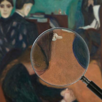 La Morte Nello Sickroom Edvard Munch em1 quadro stampa su tela La Morte Nello Sickroom Edvard Munch em1 quadro stampa su tela