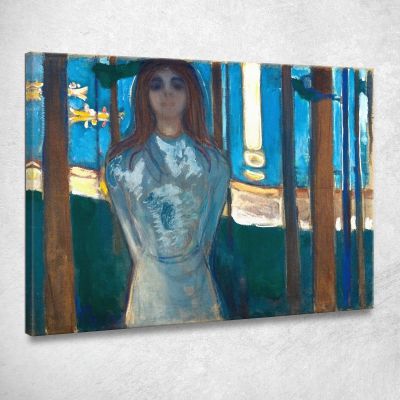 La Voce Notte D'Estate Edvard Munch em10 quadro stampa su tela